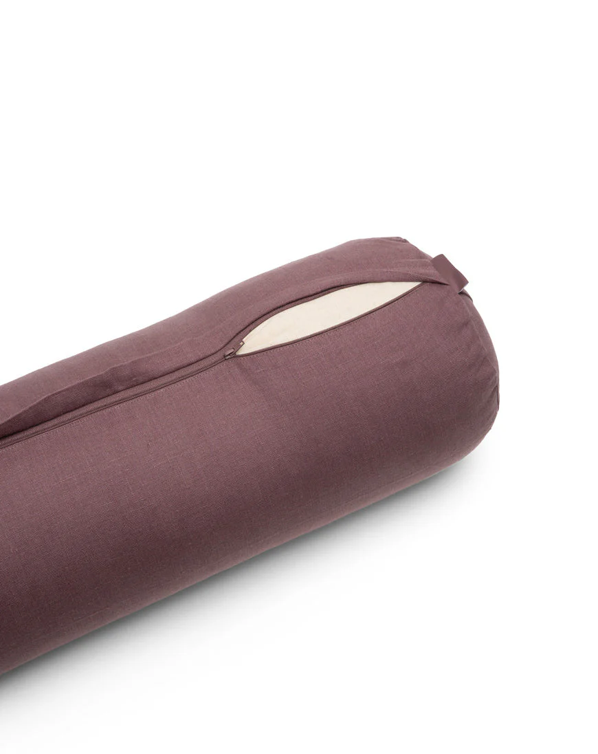linen cylindrical bolster - Image 8