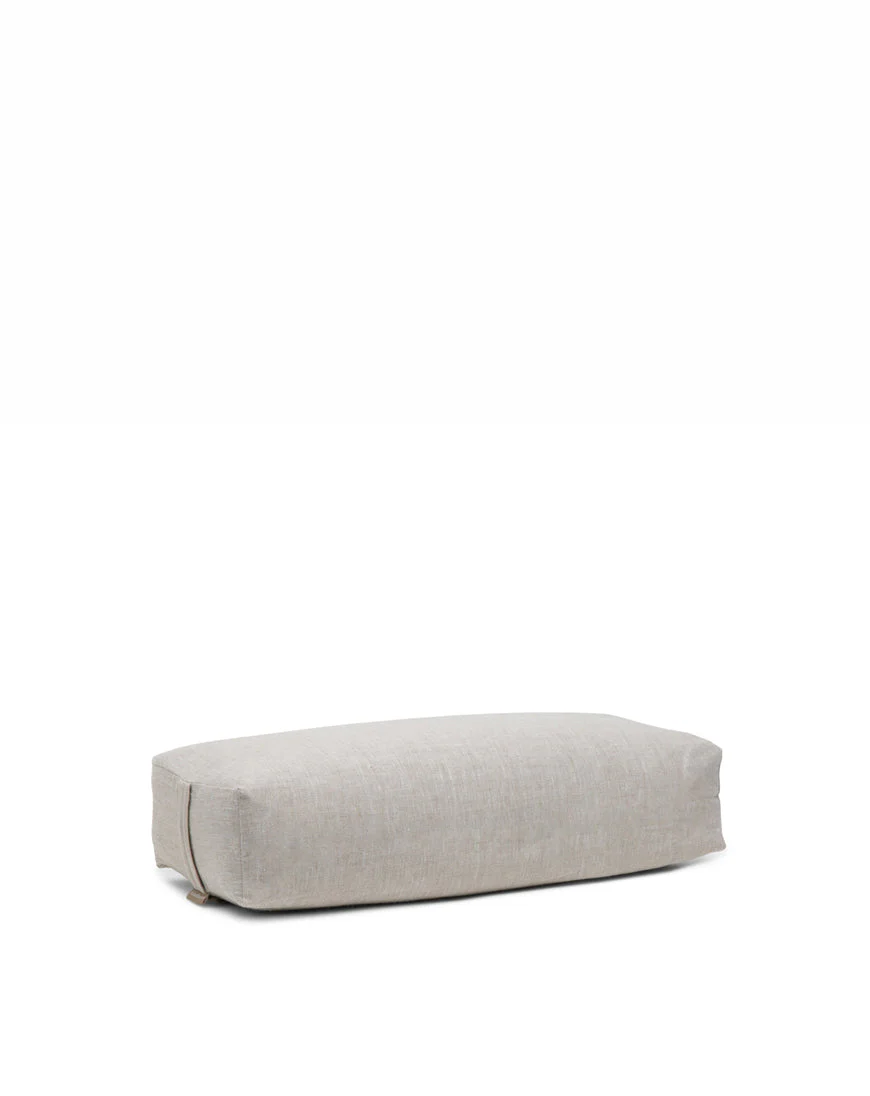 linen rectangular bolster