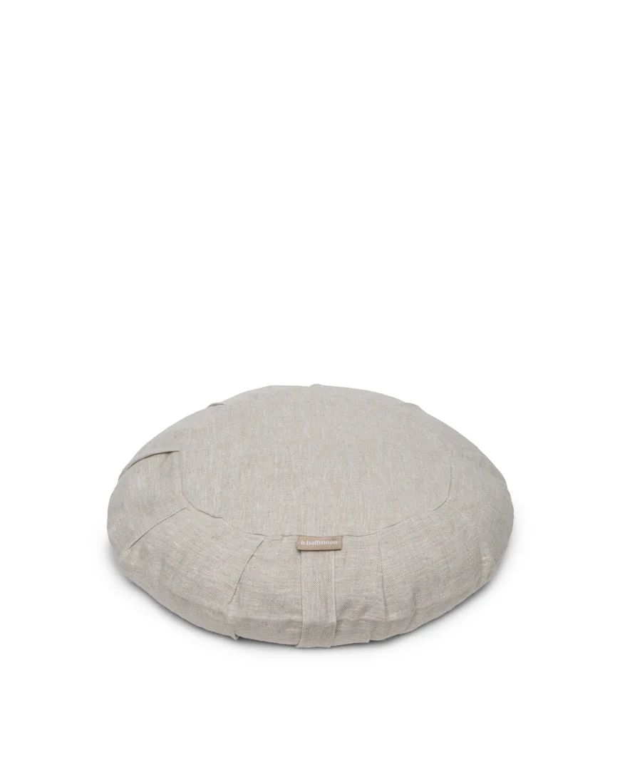 linen round meditation cushion cover - Image 11